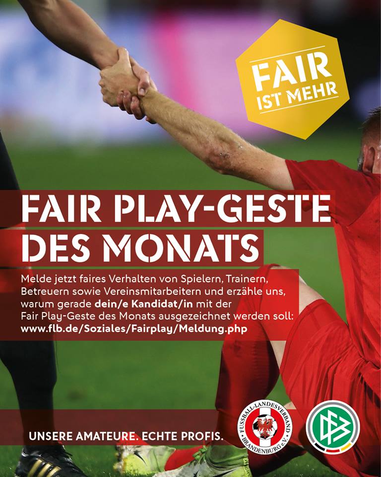 Fair-Play-Geste des Monats Dezember 2018