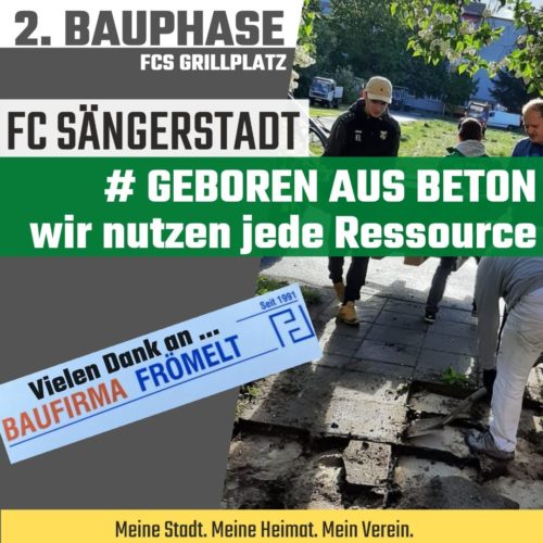 2. Bauphase – FCS Grillplatz