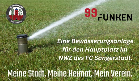Bewässerungsanlage für unser Nachwuchszentrum